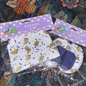 Looney Tunes Cotton Cap and Cotton Booties